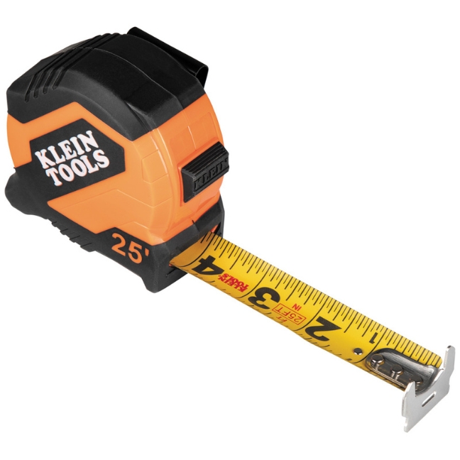 Klein 9525 25ft Double-Hook Compact Tape Measure