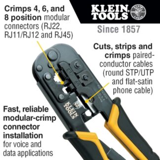 Klein VDV226-011-SEN Ratcheting Modular Crimper/Stripper