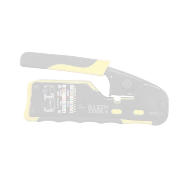 Klein VDV226-110 Ratcheting Cable Crimper / Stripper / Cutter, for PASS-THRU