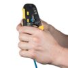 Klein VDV226-110 Ratcheting Cable Crimper / Stripper / Cutter for PASS-THRU Connectors