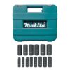 Makita A-96372 1/2" Drive Deep Well SAE Impact Socket Set 14-Piece
