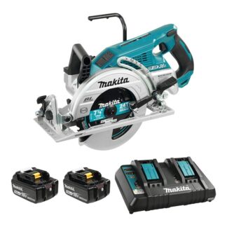 Makita DRS780PT2X 36V (18Vx2) 7-1/4" Brushless Rear Handle Circular Saw with XPT and ADT Kit
