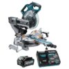 Makita LS002GM102 40V MAX XGT 8-1/2" Brushless Dual Compound Sliding Mitre Saw with AWS Kit