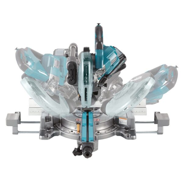 Makita LS002GM102 40V MAX XGT 8-1/2" Brushless Dual Compound Sliding Mitre Saw with AWS Kit