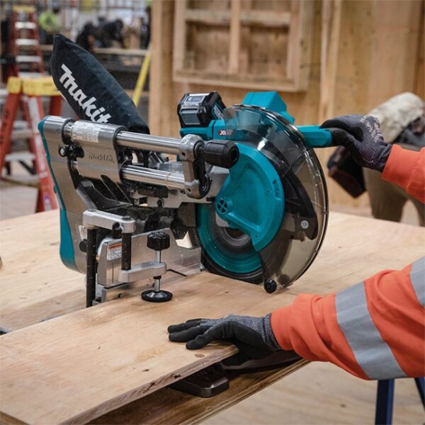 Makita LS004GM102 40V MAX XGT 10" Brushless Dual Compound Sliding Mitre Saw with AWS Kit