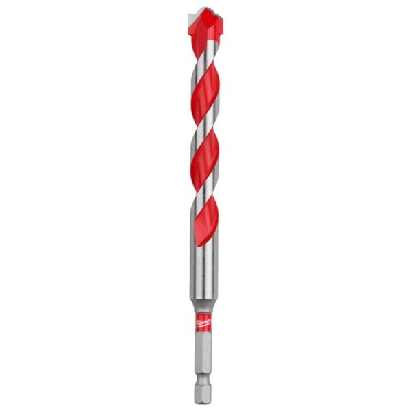 Milwaukee 48-20-9030 SHOCKWAVE IMPACT DUTY 12 x 4 x 6 Carbide Hammer Drill Bit Milwaukee 48-20-9030 SHOCKWAVE IMPACT DUTY 1/2" x 4" x 6" Carbide Hammer Drill Bit
