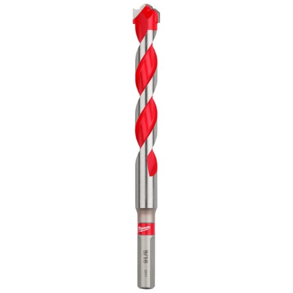 Milwaukee 48-20-9035 SHOCKWAVE IMPACT DUTY 916 x 4 x 6 Carbide Hammer Drill Bit Milwaukee 48-20-9035 SHOCKWAVE IMPACT DUTY 9/16" x 4" x 6" Carbide Hammer Drill Bit