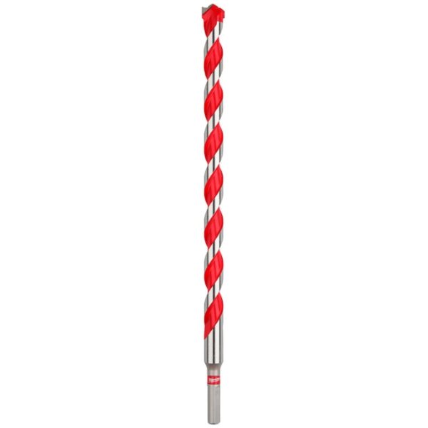Milwaukee 48-20-9041 SHOCKWAVE IMPACT DUTY 58 x 10 x 12 Carbide Hammer Drill Bit Milwaukee 48-20-9041 SHOCKWAVE IMPACT DUTY 5/8" x 10" x 12" Carbide Hammer Drill Bit