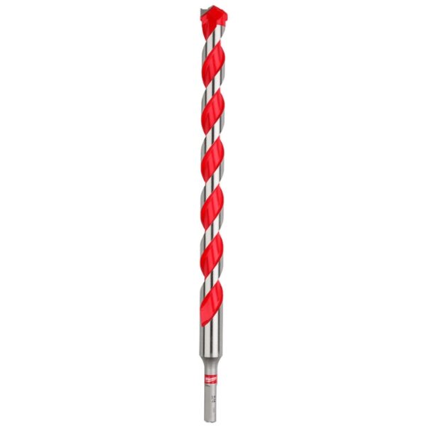 Milwaukee 48-20-9046 SHOCKWAVE IMPACT DUTY 34 x 10 x 12 Carbide Hammer Drill Bit Milwaukee 48-20-9046 SHOCKWAVE IMPACT DUTY 3/4" x 10" x 12" Carbide Hammer Drill Bit