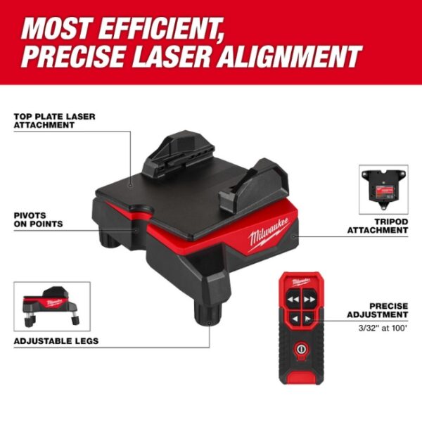 Milwaukee 48-35-1314 Wireless Laser Alignment Base with Remote