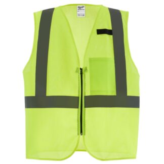 Milwaukee Hi-Viz Class 2 One-Pocket Mesh Safety Vest (1)