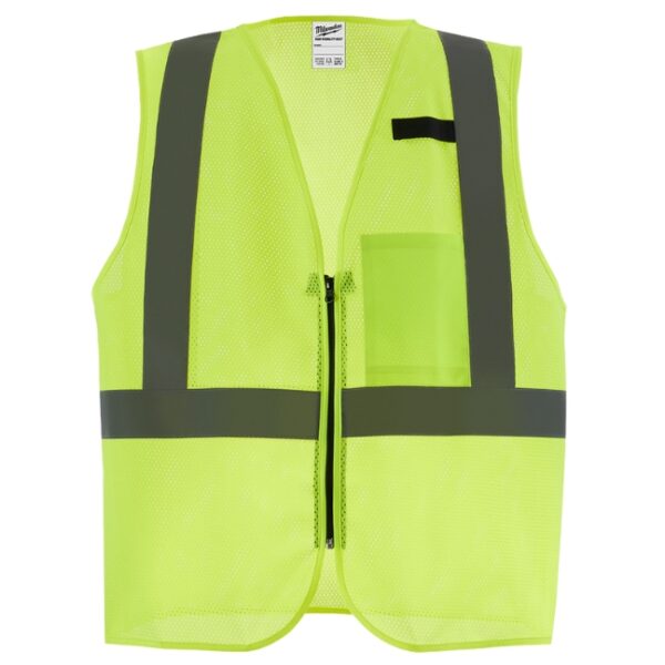 Milwaukee Hi-Viz Class 2 One-Pocket Mesh Safety Vest