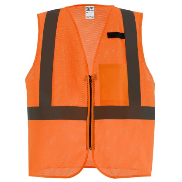 Milwaukee Hi-Viz Class 2 One-Pocket Mesh Safety Vest