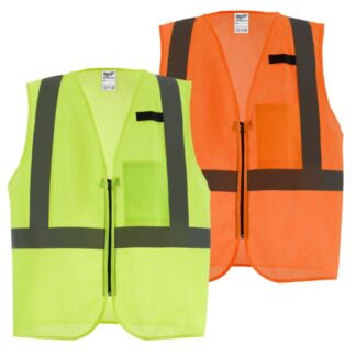 Milwaukee Hi-Viz Class 2 One-Pocket Mesh Safety Vest