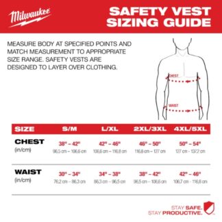 Milwaukee Hi-Viz Class 2 One-Pocket Mesh Safety Vest (5)
