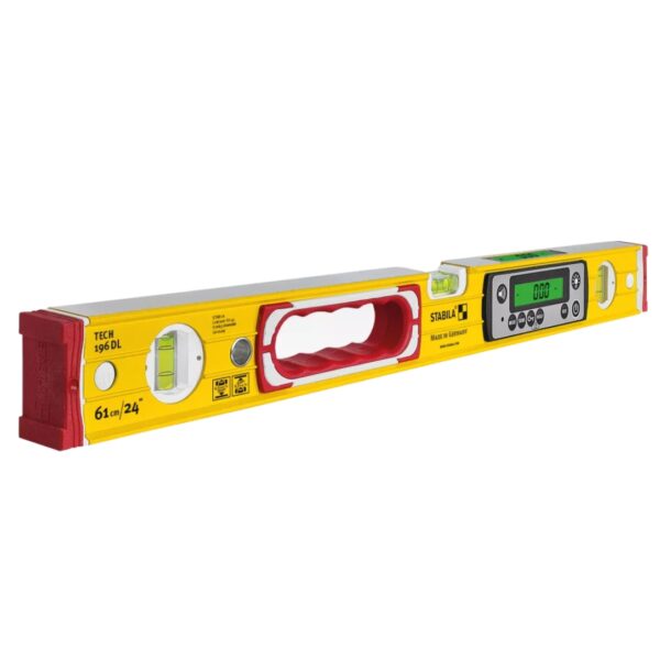 Stabila 39520 IP67 TECH LEVEL 196 DL 24" Magnetic Digital Spirit Level with Case