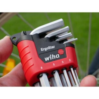 Wiha 66992 ERGOSTAR MAGICRING Metric/SAE Ball End Hex L-Key Set 22-Piece