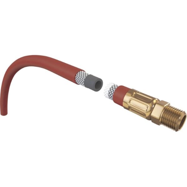 Jet 408180 1/4"x25' Rubber Air Hose