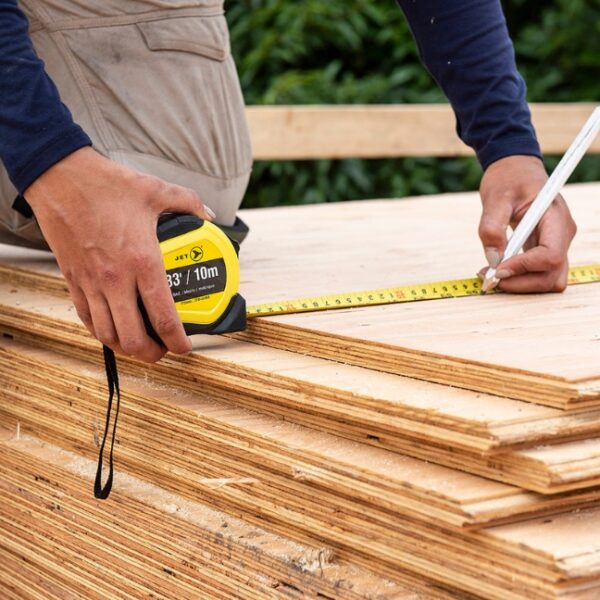 Jet 775930 JTM-33SM 33ft/10m SAE/Metric Tape Measure with Magnetic Hook