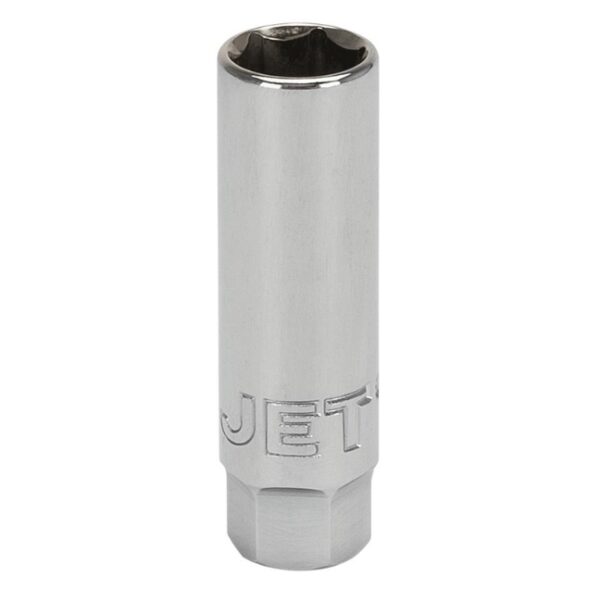 Jet H3704-10 Long Spark Plug Socket - 3/8" DR x 9/16" Hex x 2-1/2" (66mm)