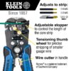 Klein 11061 Self-Adjusting Wire Stripper and Cutter (1) Klein 11061 Self-Adjusting Wire Stripper and Cutter