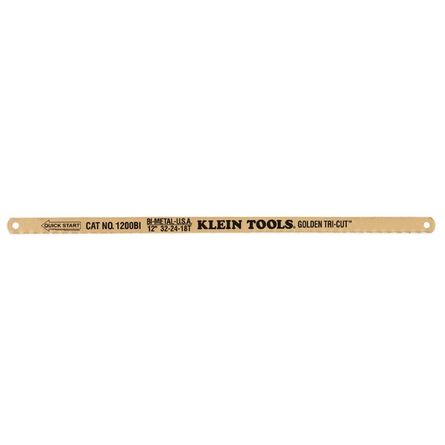 Klein 1200BI Golden Tri-Cut Hacksaw Blades 100-Pack