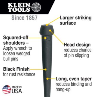 Klein 3256 1-116 Broad Head Bull Pin (1)