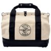 Klein 5003-18 18" 11-Pocket Canvas Tool Bag with Leather Bottom