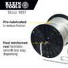 Klein 50142 Conduit Measuring Pull Tape, 2500-Pound x 3000-Foot (1) Klein 50142 Conduit Measuring Pull Tape 2500-Pound x 3000-Foot