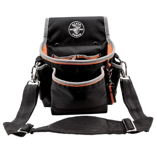 Klein 5243 11-1/2" x 4-1/2" x 10" TRADESMAN PRO 15-Pocket Tool Pouch