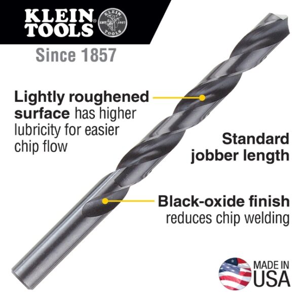Klein 53102 3/32" x 118-Degree High Speed Drill Bit
