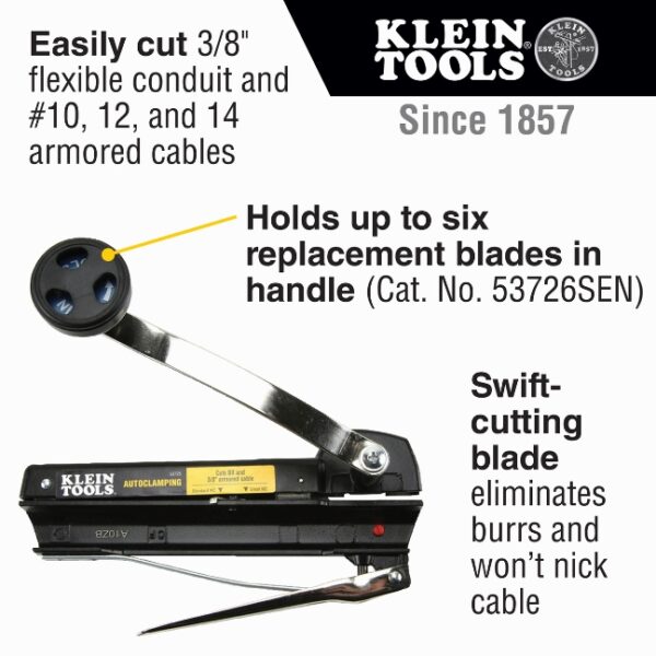 Klein 53725 Armored and BX Cable Cutter