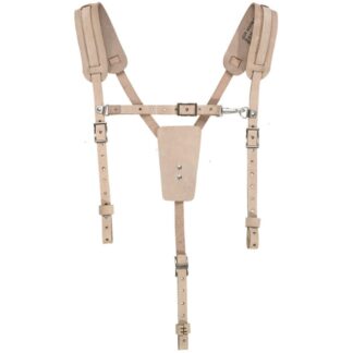 Klein 5413 Soft Leather Work Belt Suspenders