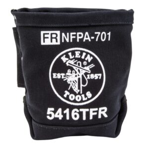 Klein 5416TFR 5" x 10" x 9" No. 4 Canvas Flame Resistant Bolt Bag