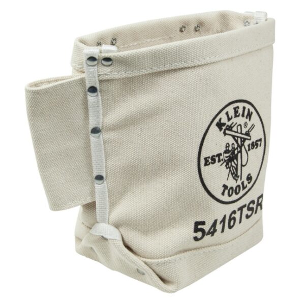 Klein 5416TSR 5" x 9" x 10" No. 4 Canvas Bolt Bag with Drain Holes