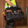 Klein 55469 TRADESMAN PRO 16 42-Pocket Wide-Open Tool Bag (2) Klein 55469 TRADESMAN PRO 16" 42-Pocket Wide-Open Tool Bag
