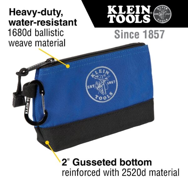 Klein 55559 7 and 14 Stand-up Zipper Bags 2-Pack (1) Klein 55559 7" and 14" Stand-up Zipper Bags 2-Pack