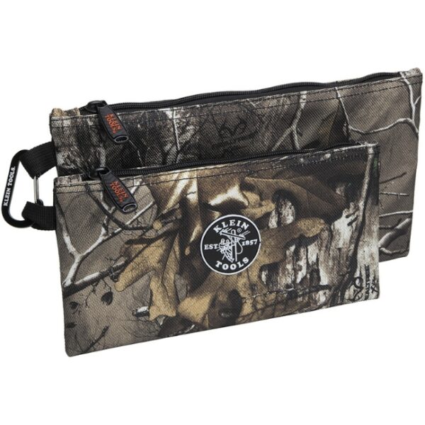 Klein 55560 Camo Zipper Bags 2-Pack