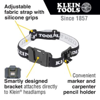Klein 56060 Headlamp Bracket with Fabric Strap (1)