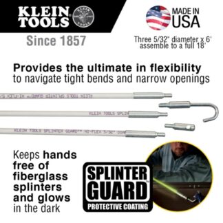 Klein 56418 18ft Hi-Flex Glow Rod Set (1)
