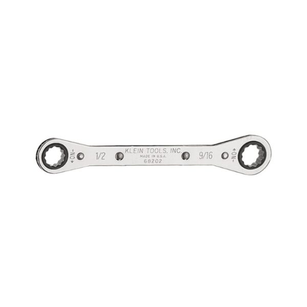 Klein 68202 1/2" x 9/16" Ratcheting Box Wrench