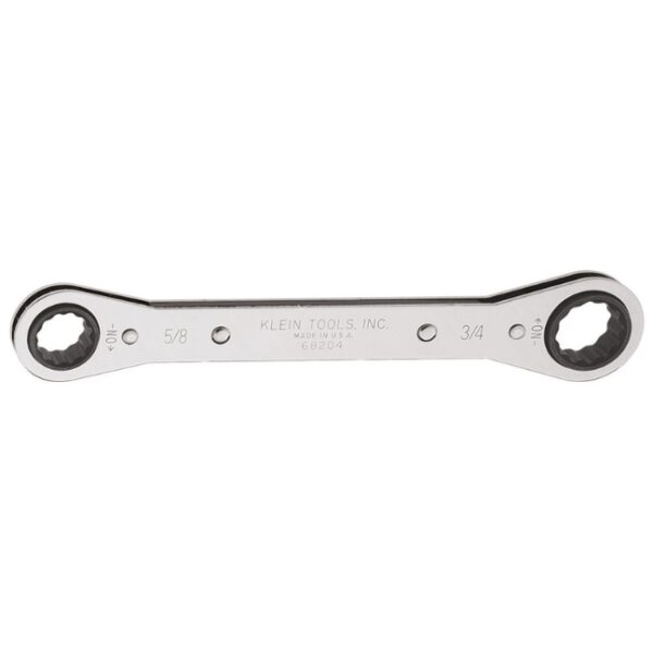 Klein 68204 5/8" x 3/4" Ratcheting Box Wrench