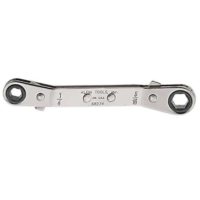 DURATECH 4-in-1 Ratcheting Box Wrench Set 2-Piece SAE With Rolling Pouch