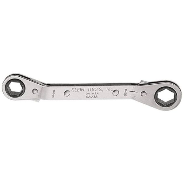 Klein 68238 1/2" x 9/16" Reversible Ratcheting Box Wrench