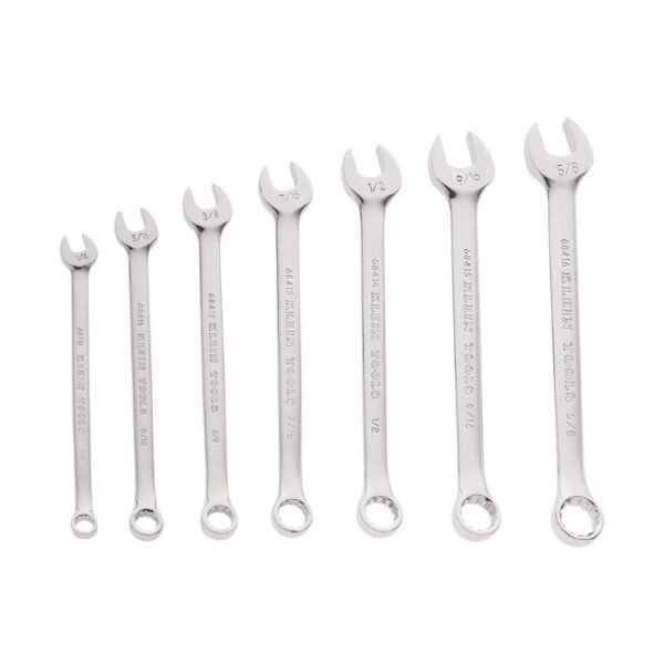 Klein 68400 Combination Wrench Set 7-Piece (2) Klein 68400 Combination Wrench Set 7-Piece