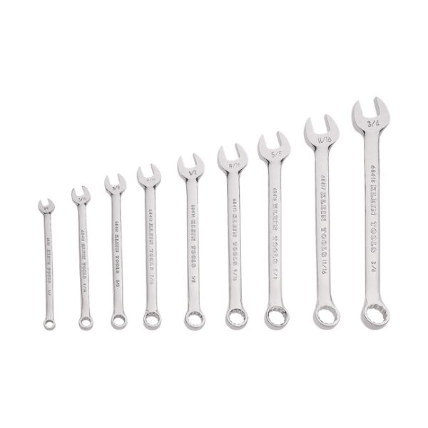 Klein 68402 Combination Wrench Set 9-Piece (1) Klein 68402 Combination Wrench Set 9-PieceKlein 68402 Combination Wrench Set 9-Piece