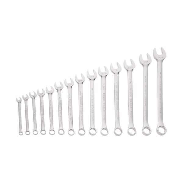 Klein 68406 Combination Wrench Set 14-Piece (1) Klein 68406 Combination Wrench Set 14-Piece