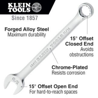 Klein 68410 1/4" Combination Wrench