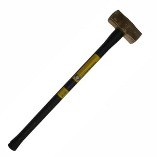 Klein 7HBRFRH14 14lb Brass Sledge Hammer with Rubber Handle