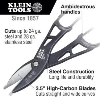 Klein 89556 12 Tin Snips (1)